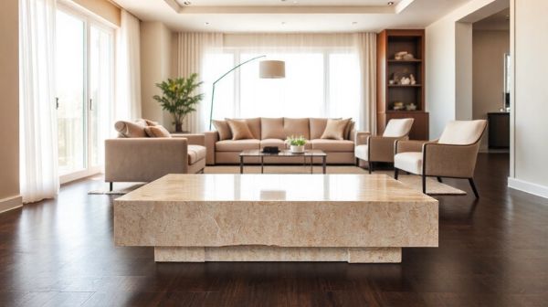 Top 5 styles de tables basses en travertin pour votre salon