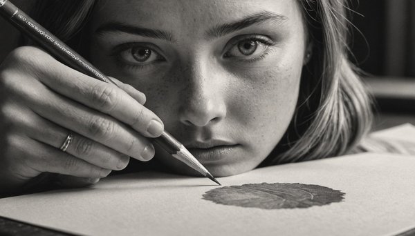 L'art du portrait personnalisé dessiné au crayon graphite